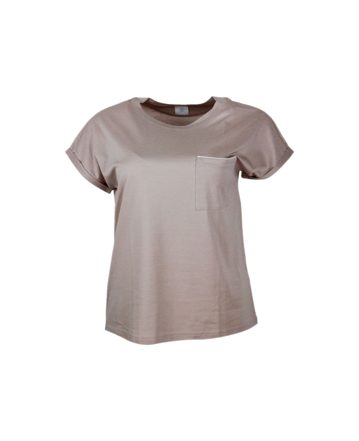 Eleventy T-Shirt - Red - White