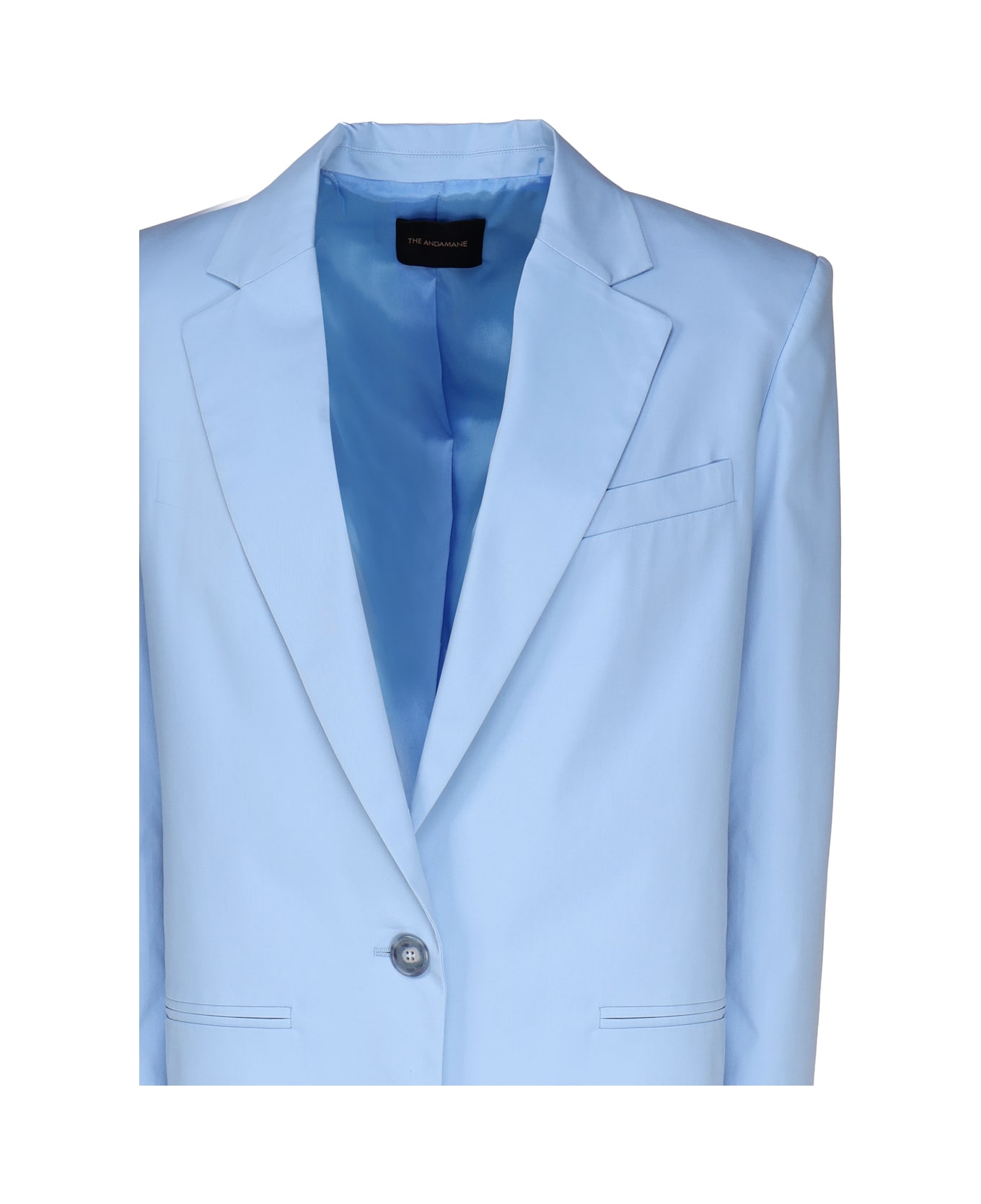 The Andamane Oversized Guia Single-breasted Blazer - Light blue