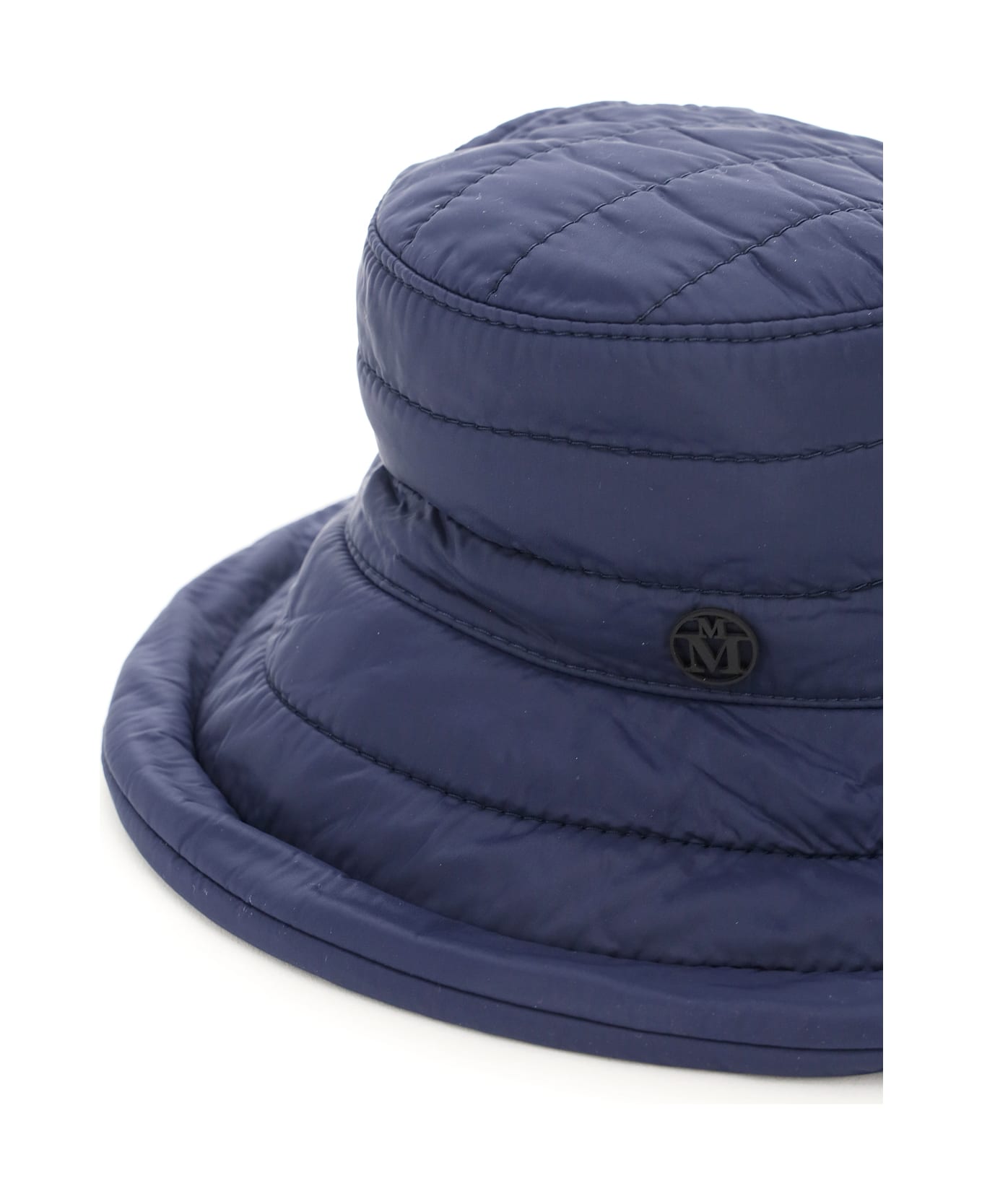 Maison Michel Quilted Charlotte Hat - NAVY (Blue)
