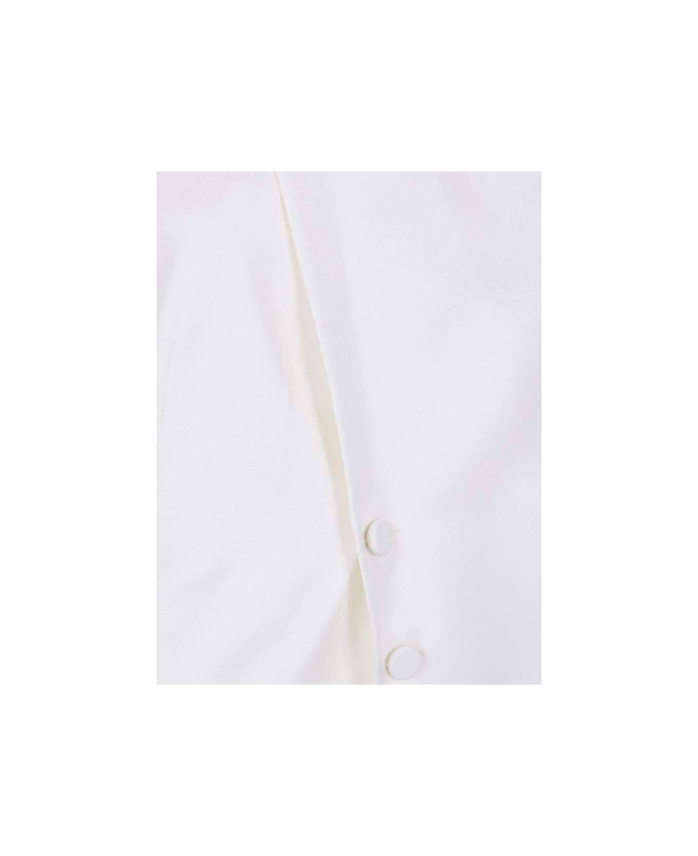 Max Mara Pianoforte Waistcoat - WHITE