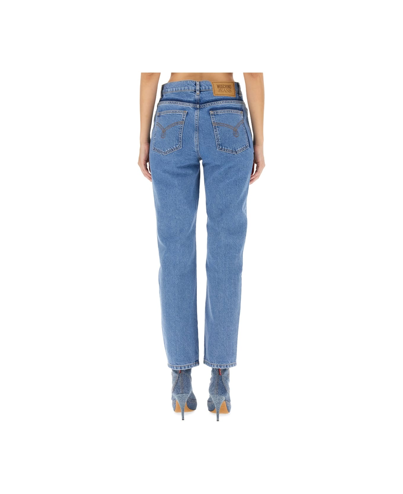 M05CH1N0 Jeans Five Pocket Jeans - BLUE