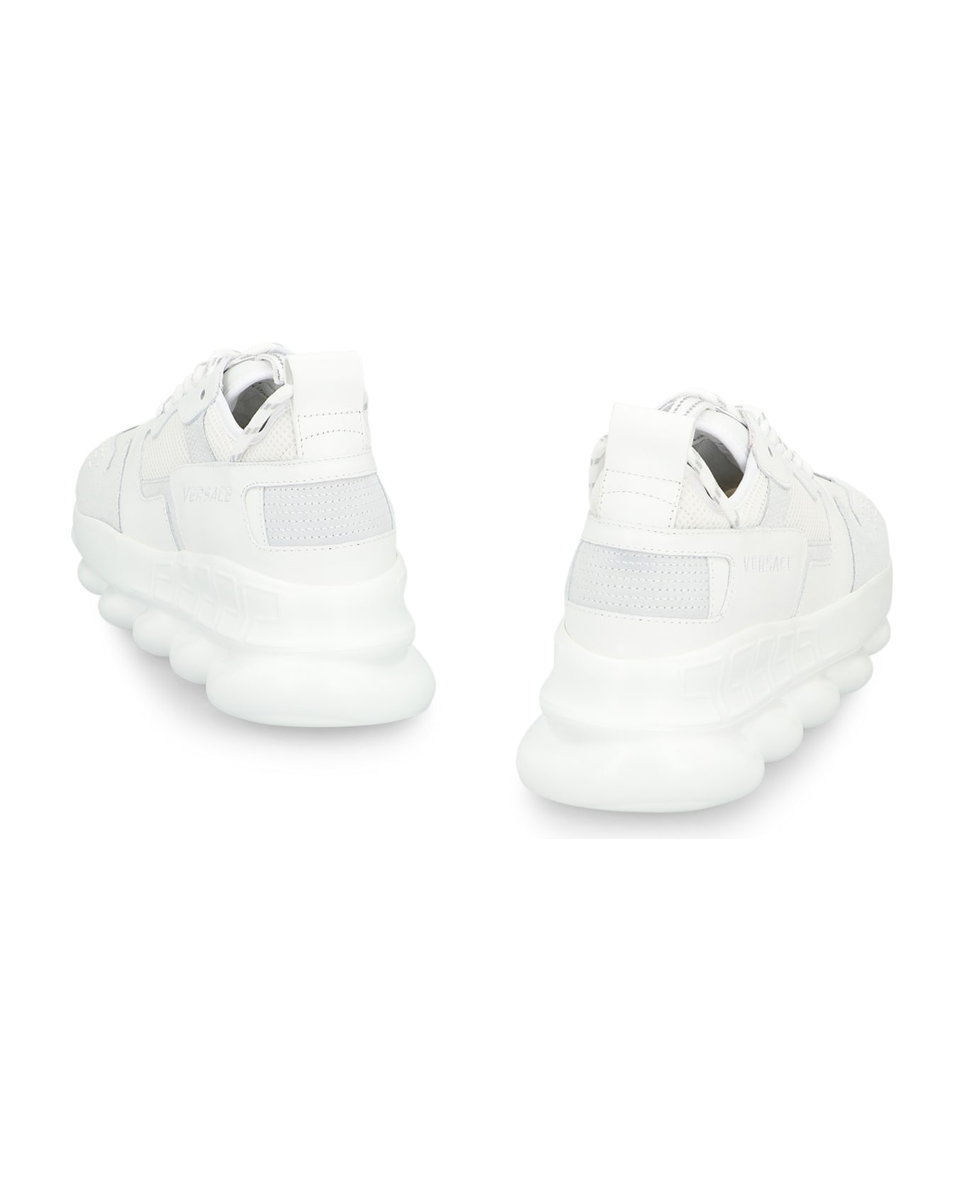 Versace Chain Reaction Oversize Sneakers - White