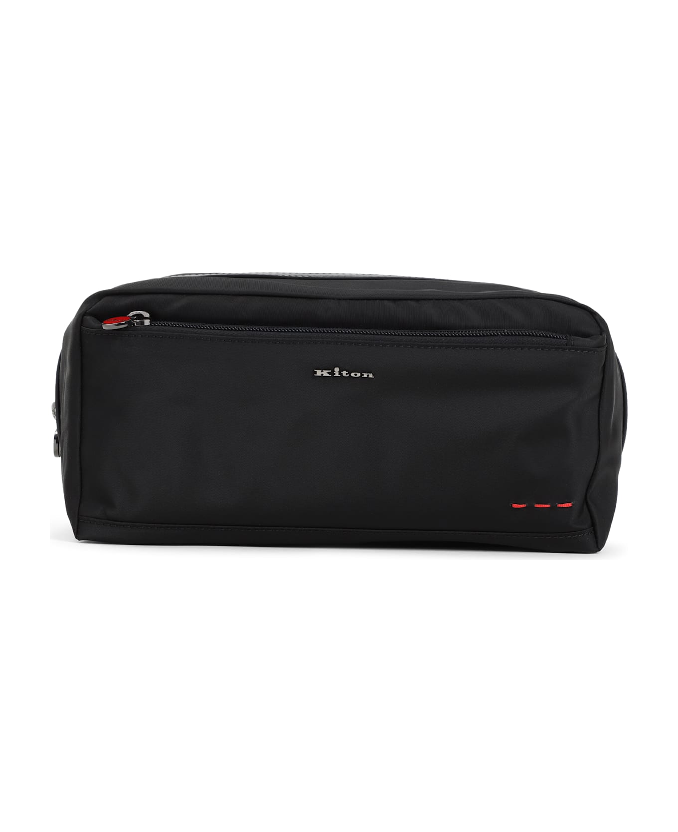 Kiton Polyamide Pouch - Nero