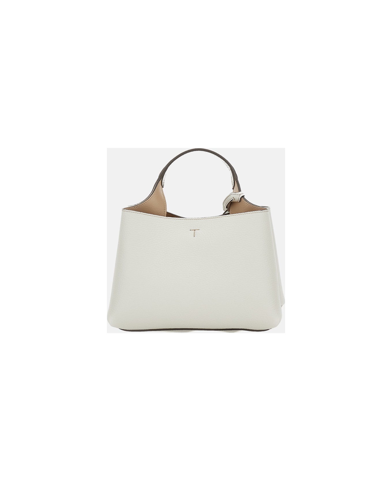 Tod's Mini Leather Shopping Bag - White
