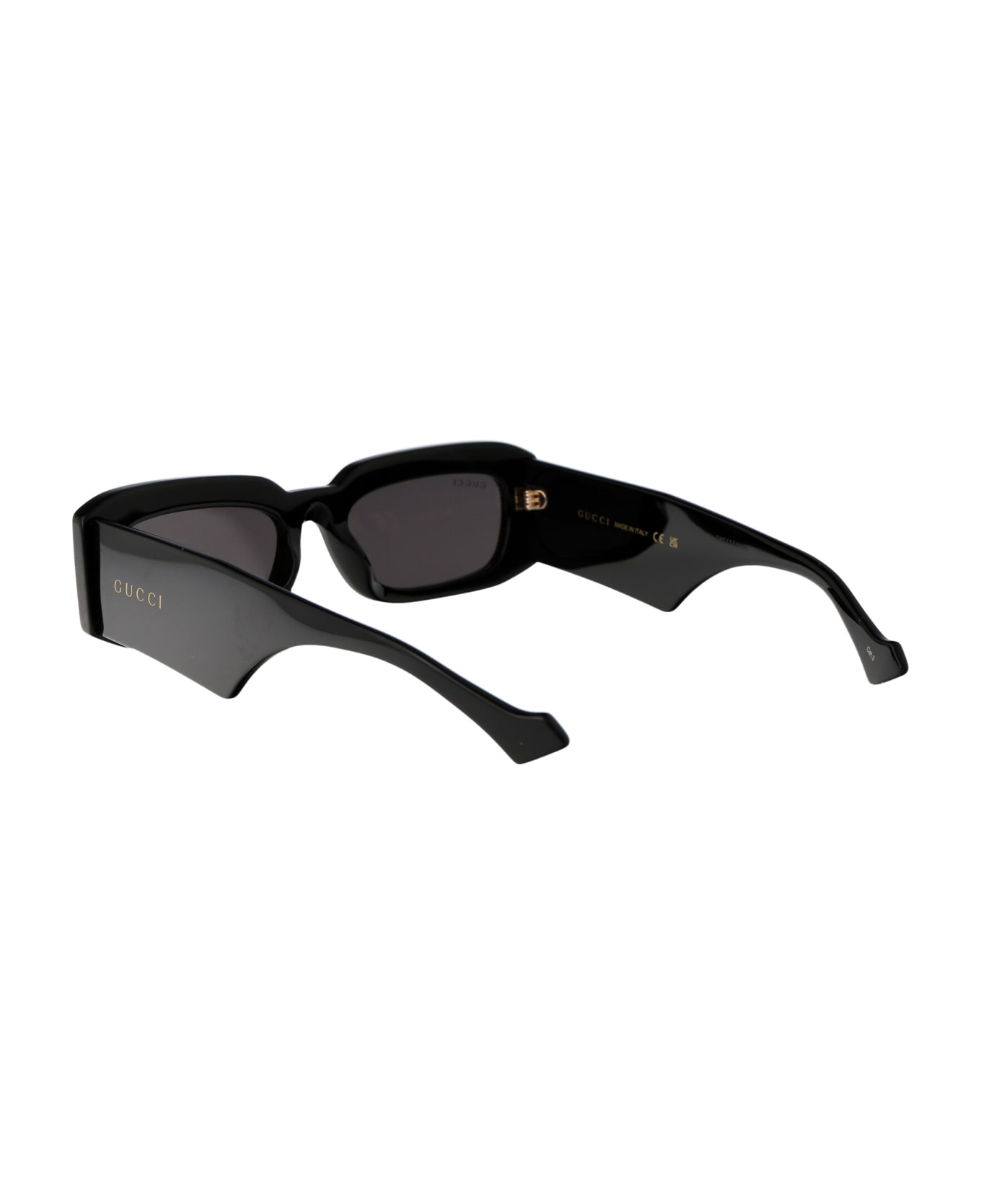 Gucci Eyewear Gg1426s Sunglasses - 001 BLACK BLACK GREY