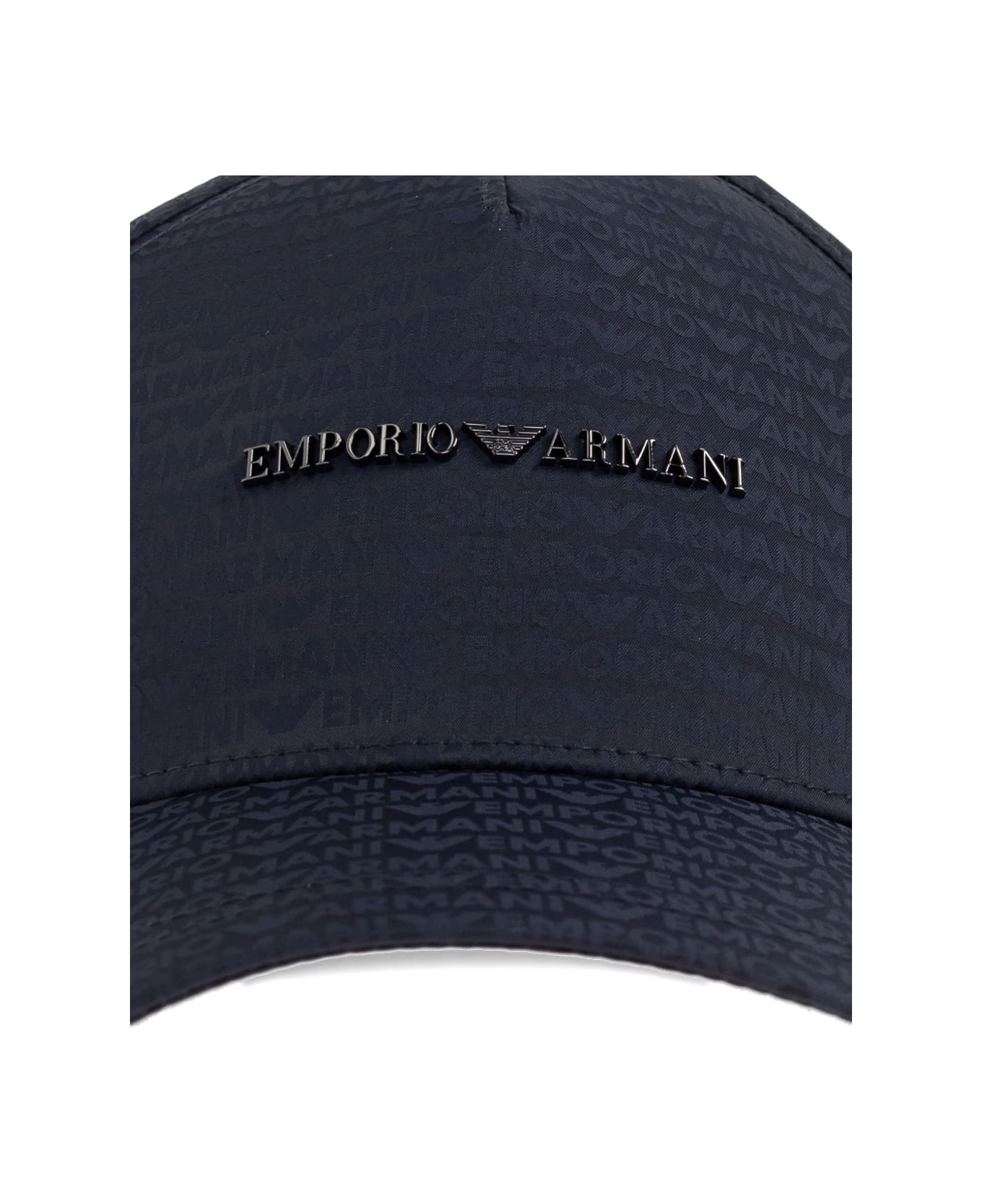 Emporio Armani Logo Baseball Cap - Blue