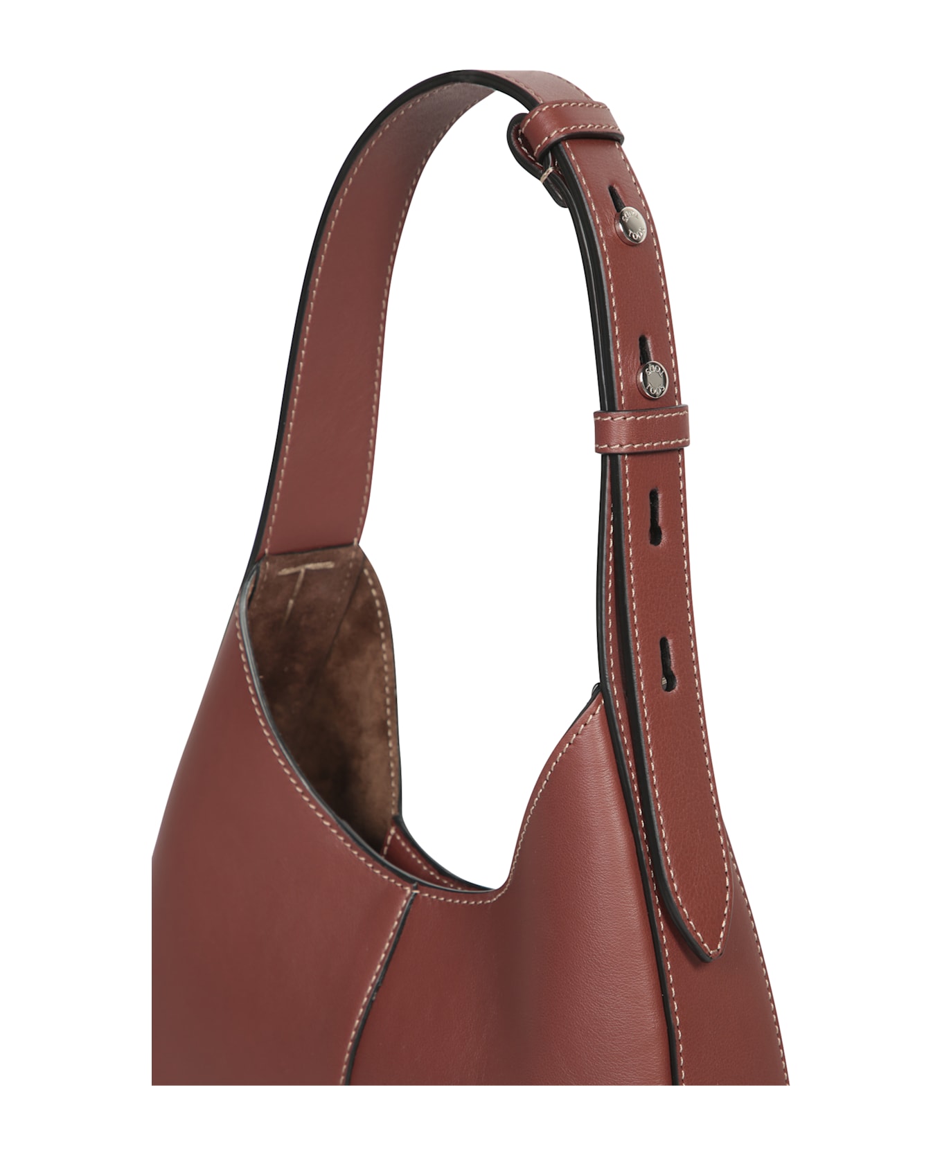 Tod's Mini Mogano Hobo Sack Bag - Brown