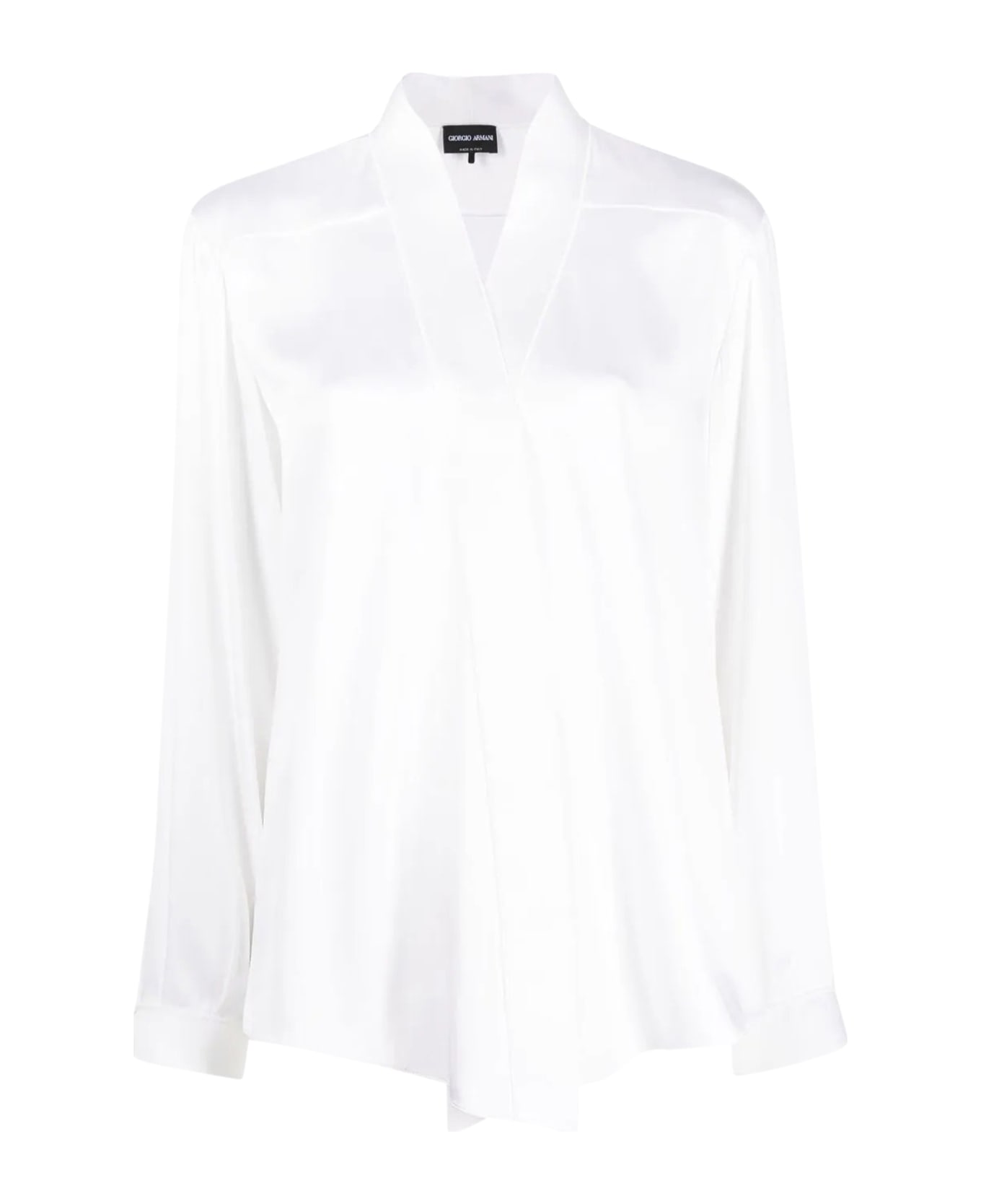 Giorgio Armani Shirt - Bn Brillant White ブラウス