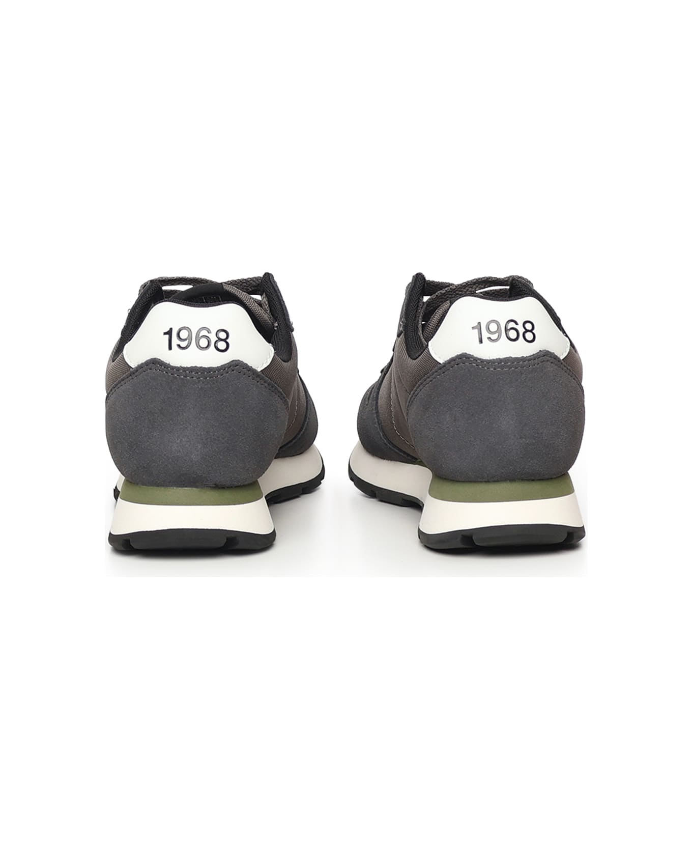 Sun 68 Tom Nylon And Suede Sneaker - Grigio