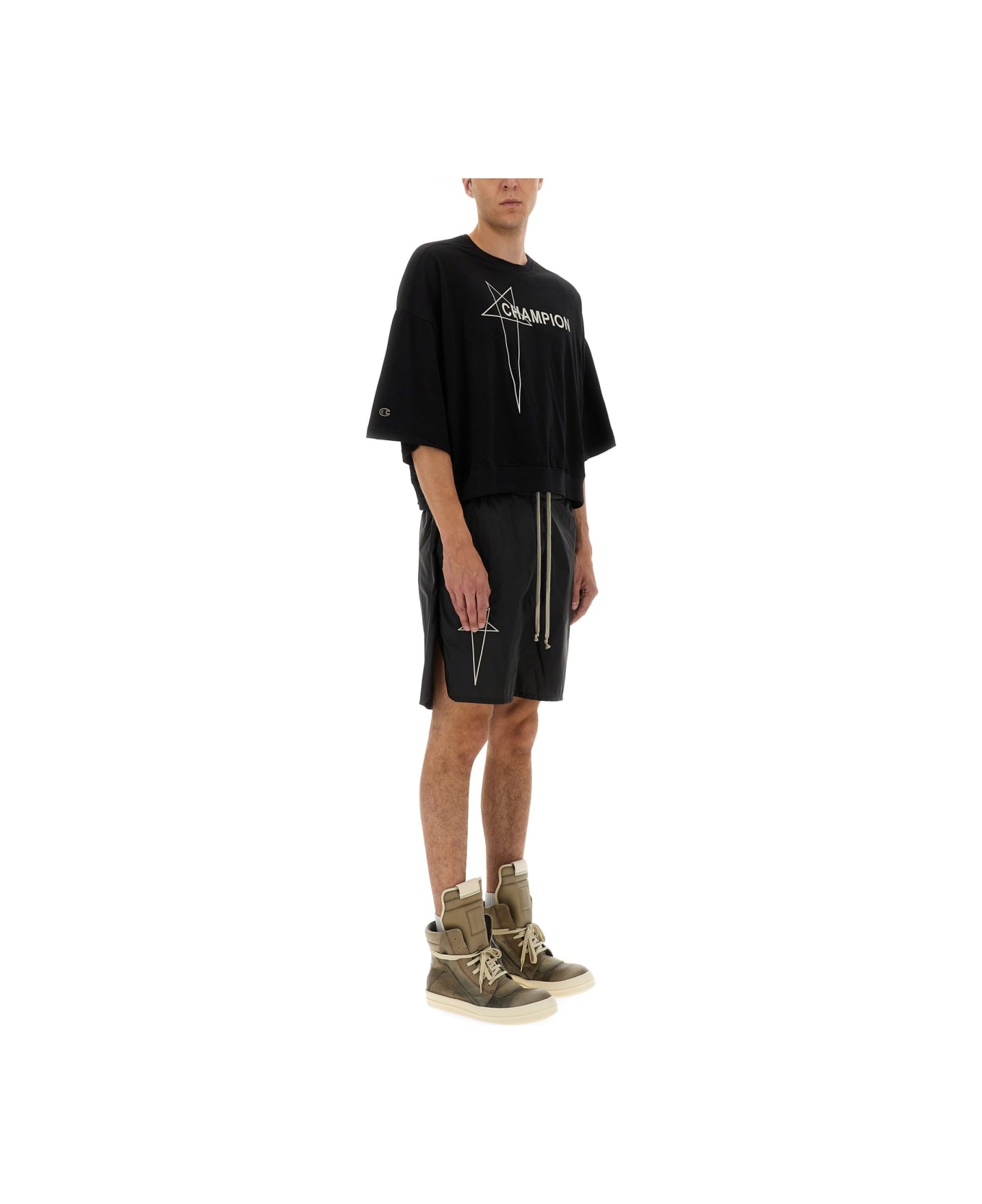 Tommy Cropped T-shirt - Thumbnail 3