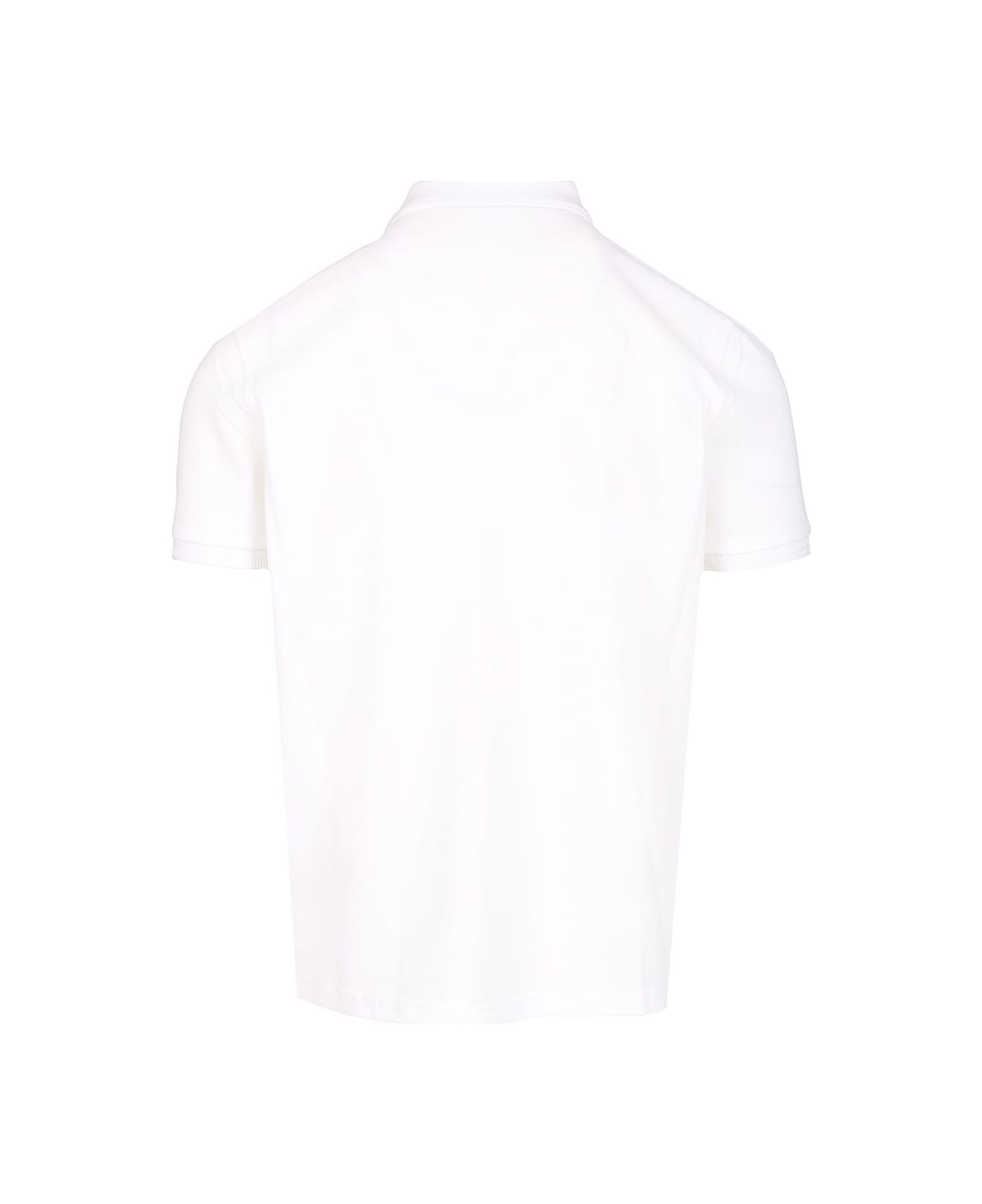 Moncler Piquet Polo - WHITE