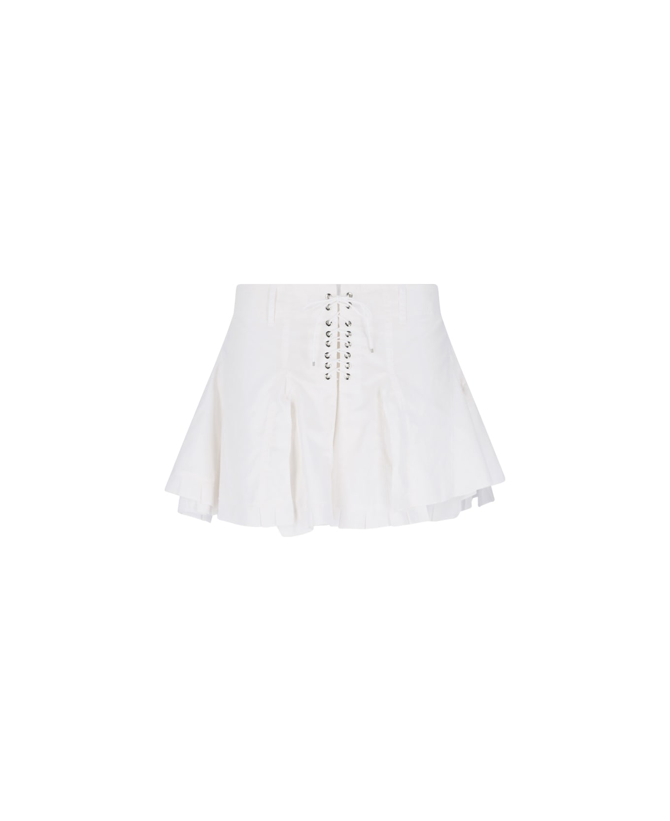 Ludovic de Saint Sernin Pleated Mini Skirt - White name:468