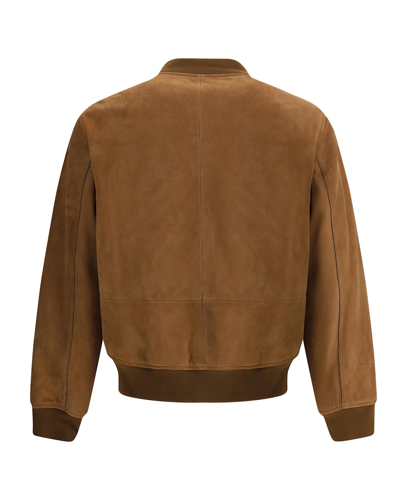 Yves Salomon Suede Bomber Jacket