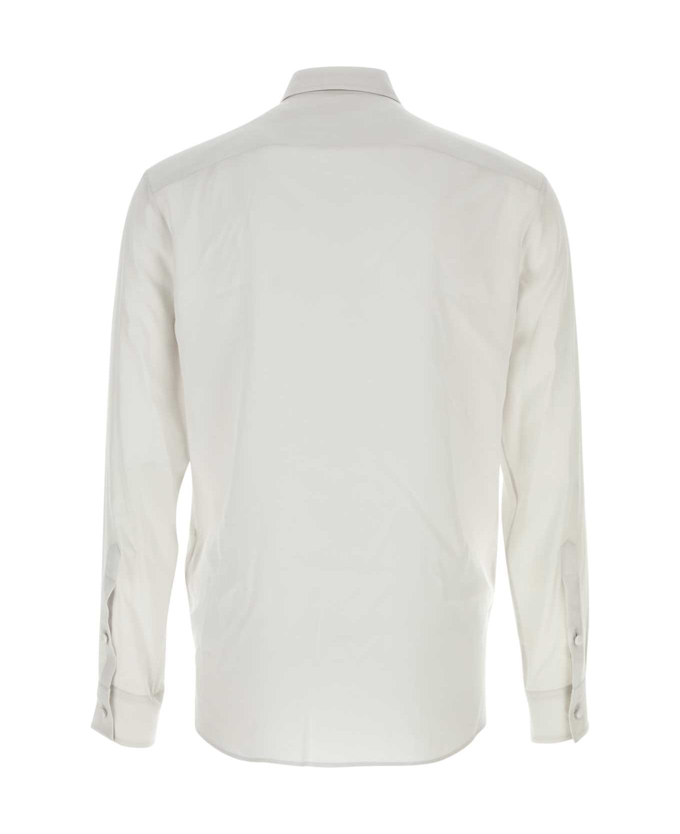 Valentino Garavani Ice Silk Shirt - GHIACCIO