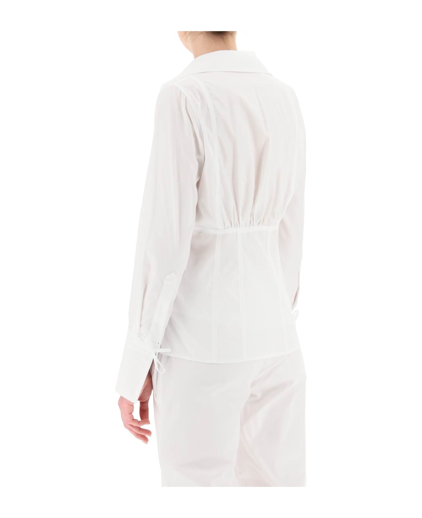 Saks Potts 'clark' Poplin Shirt - WHITE (White)