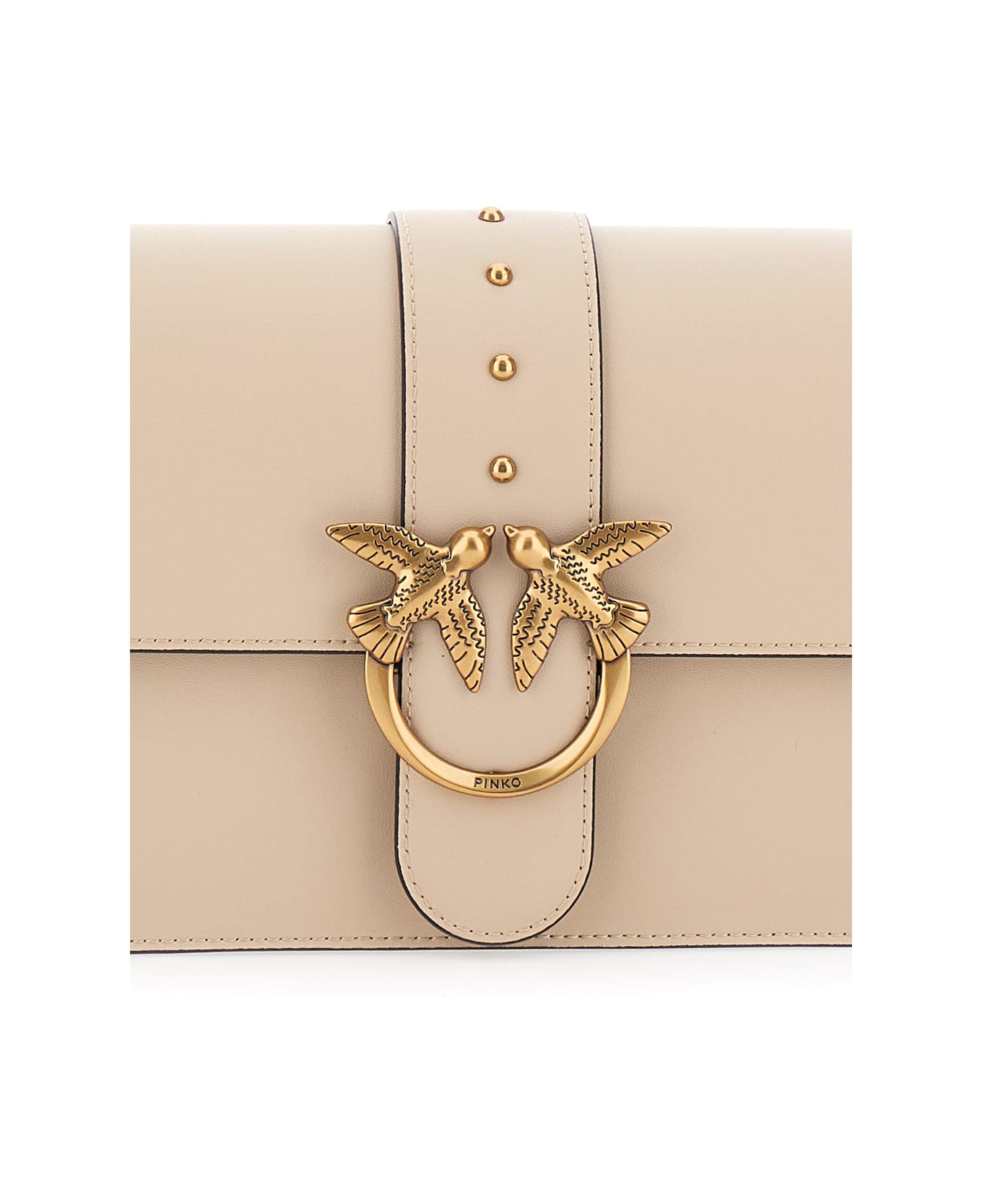 Pinko Love One Classic St. Cl Vitello - Beige