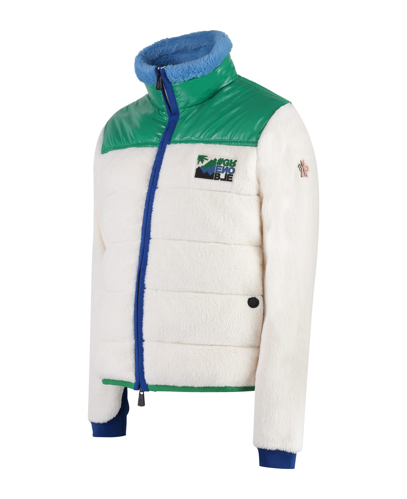 Moncler Grenoble Cardigan With Padded Front Panel - MultiColour
