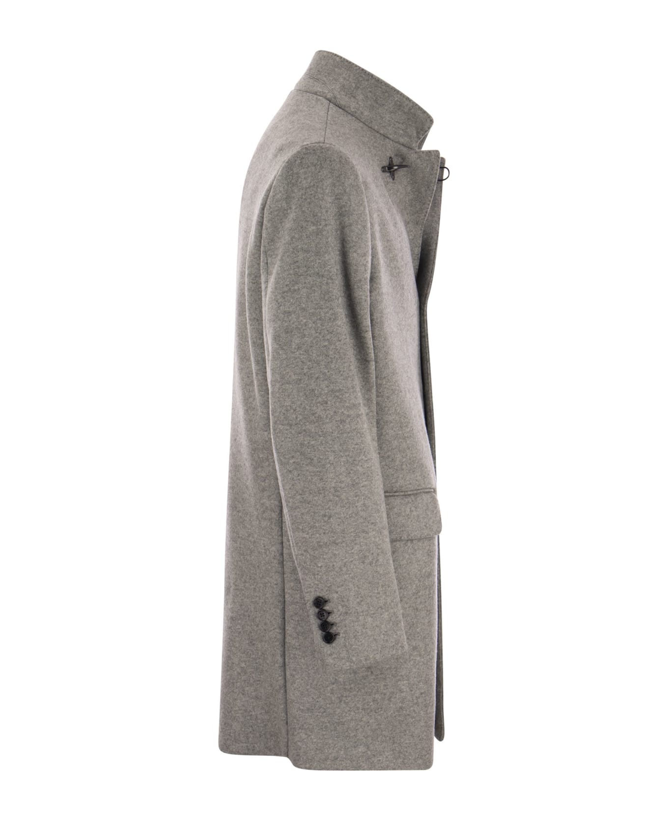 Fay New Duty - Wool-blend Coat - Melange Grey コート