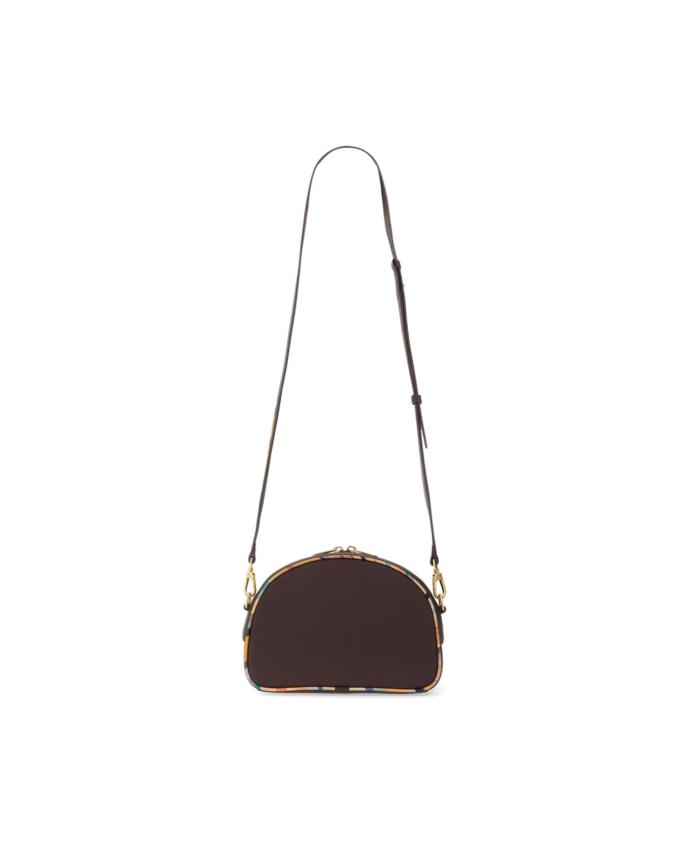 PS by Paul Smith Leather "dusky Swirl" Bag - BORDEAUX