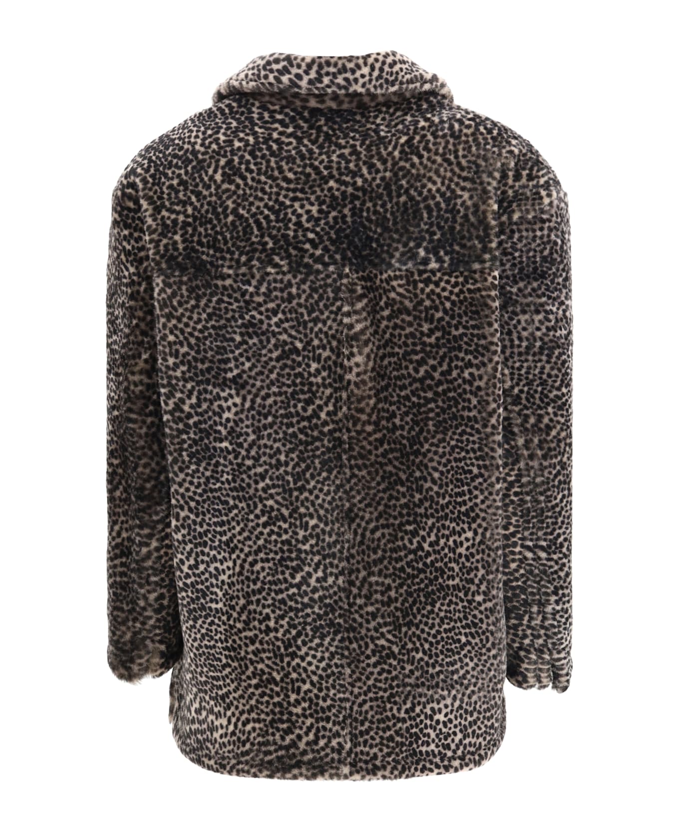 Salvatore Santoro Spotted Patterned Fur Jacket