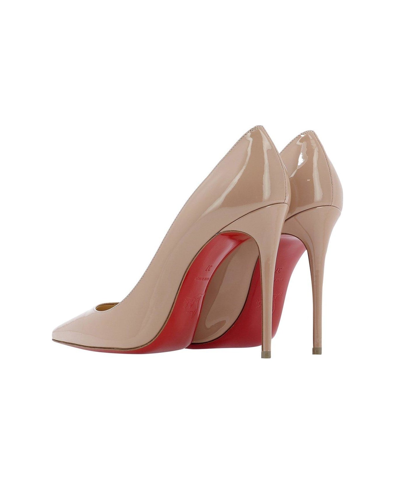 Christian Louboutin Kate Pointed-toe Pumps - Nude & Neutrals