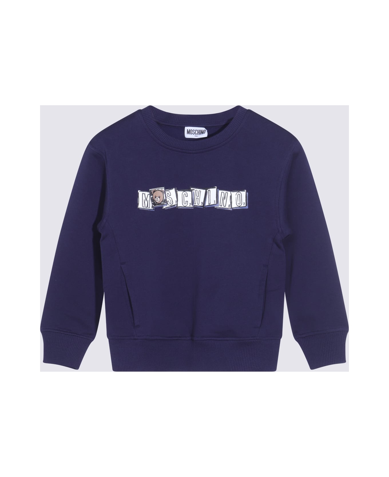 Moschino Navy Cotton Jumpsuits - Blue
