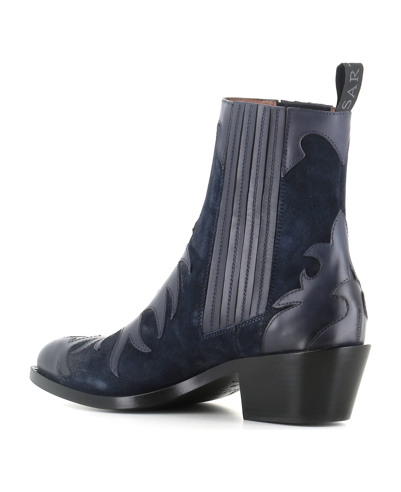 Sartore Texan Boot Sr3645w8 - Blu navy