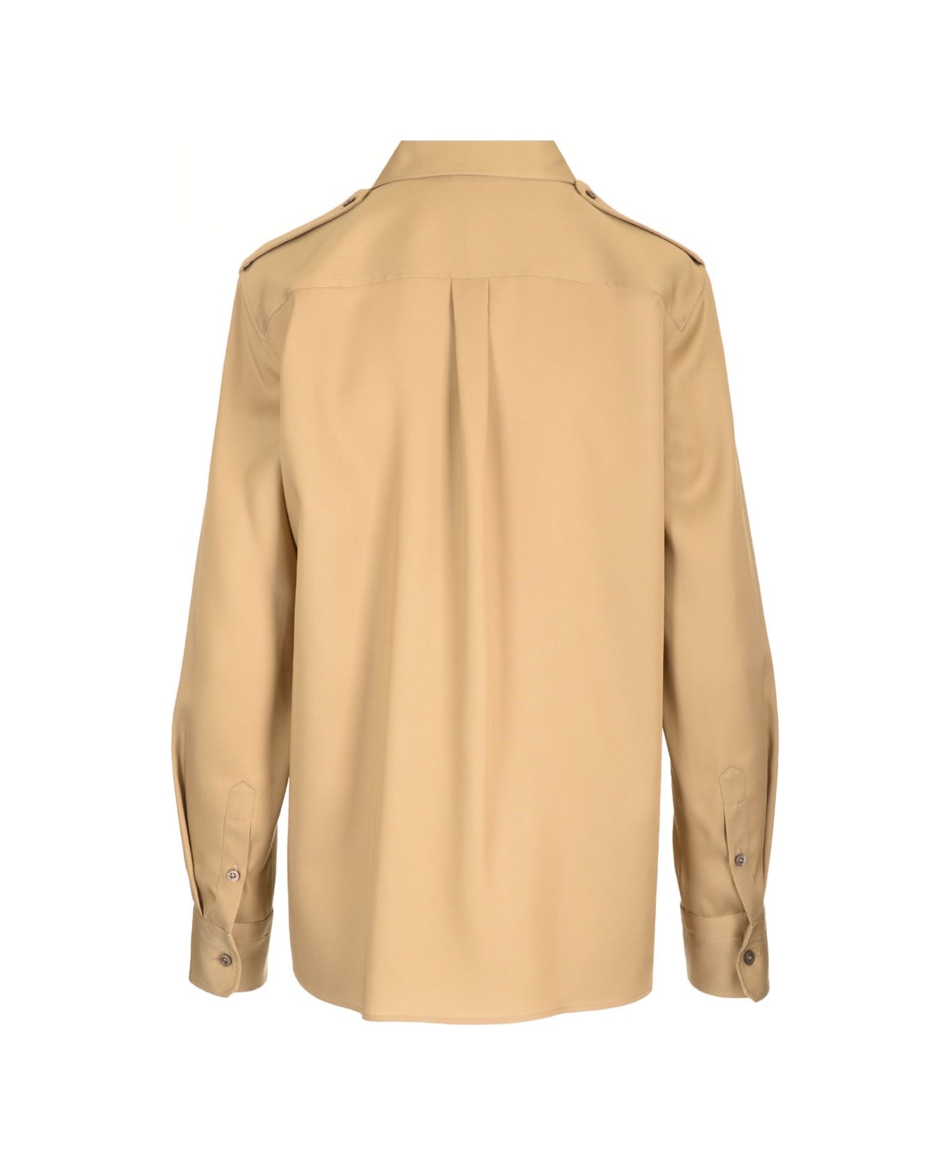 Tom Ford Safari- Style Shirt - Beige
