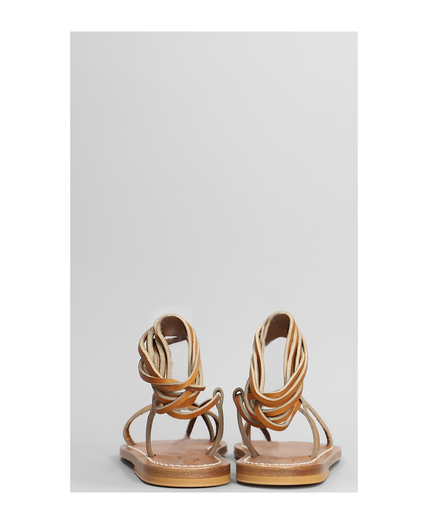K.Jacques Tiresias F Flats In Leather Color Leather - leather color