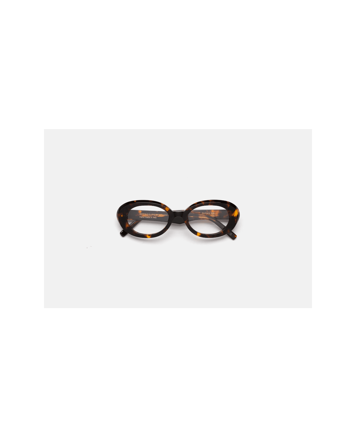 RETROSUPERFUTURE Numero 109 Buo Glasses - Tartarugato アイウェア