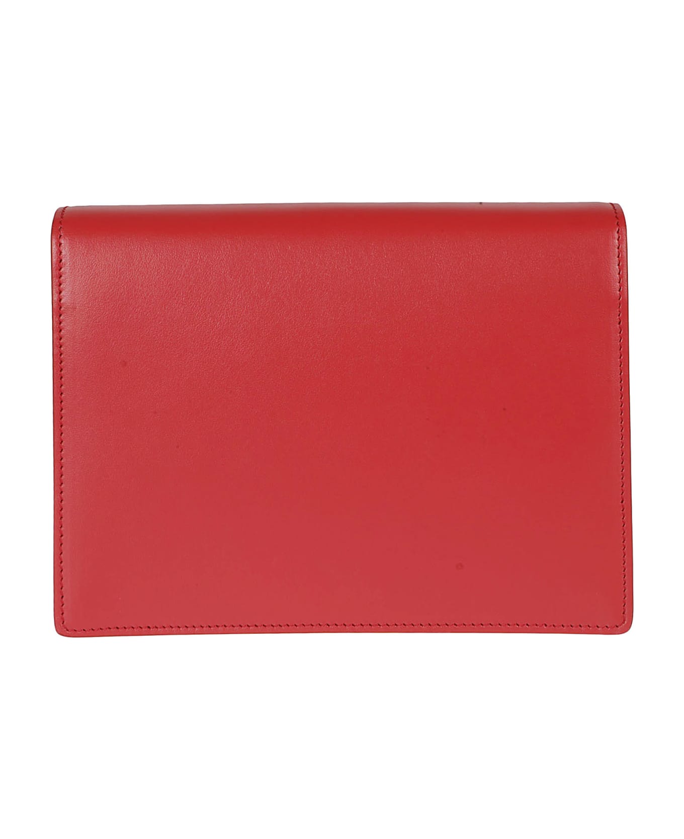 Dolce & Gabbana Logo Quilted Shoulder Bag - Red