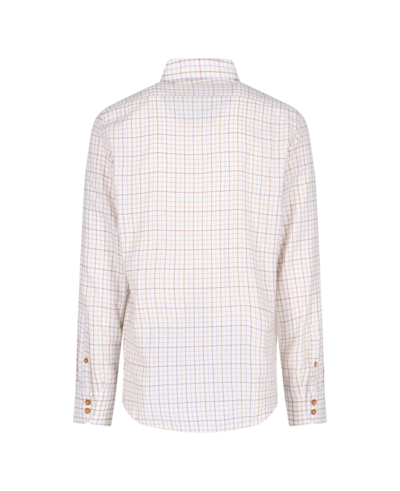 Vivienne Westwood 
ghost
 Check Shirt - Cream