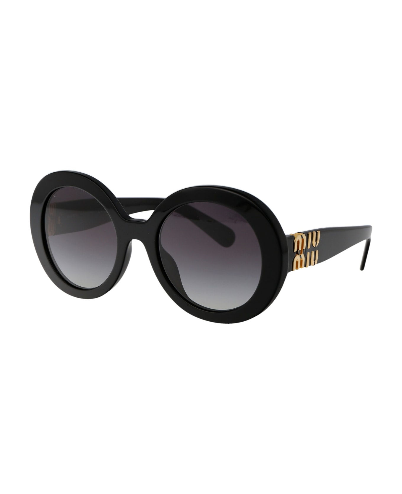 Miu Miu Eyewear 0mu 11ys Sunglasses - 1AB5D1 BLACK サングラス