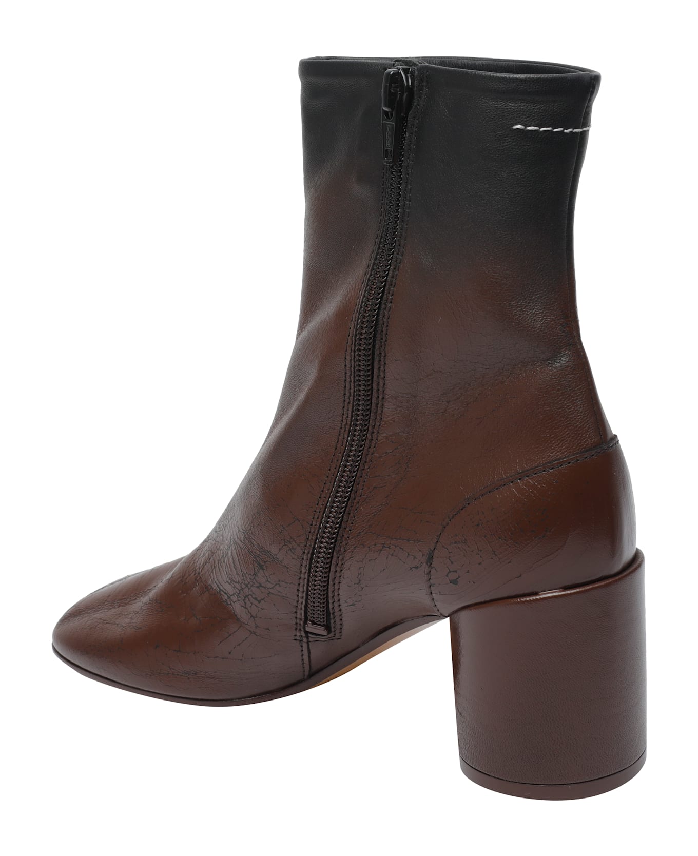 MM6 Maison Margiela Tabi Booties - BLACK/SABLE