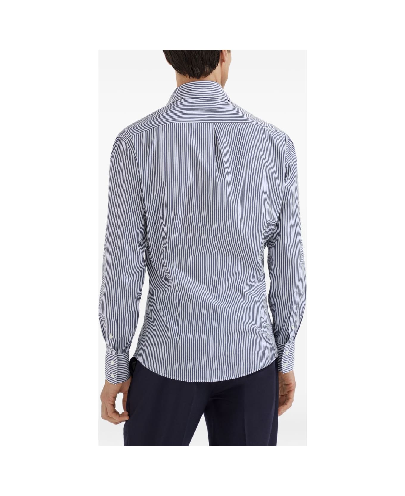 Brunello Cucinelli Cotton Shirt - Blue