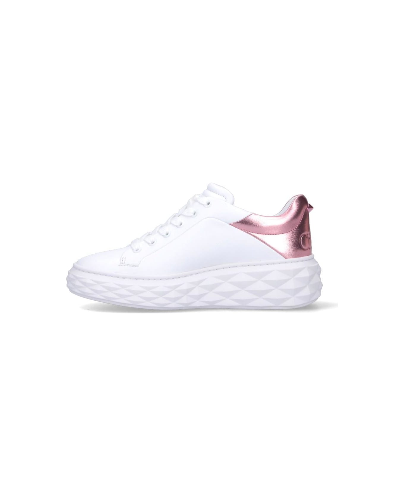 Jimmy Choo 'diamond Maxi' Sneakers - White