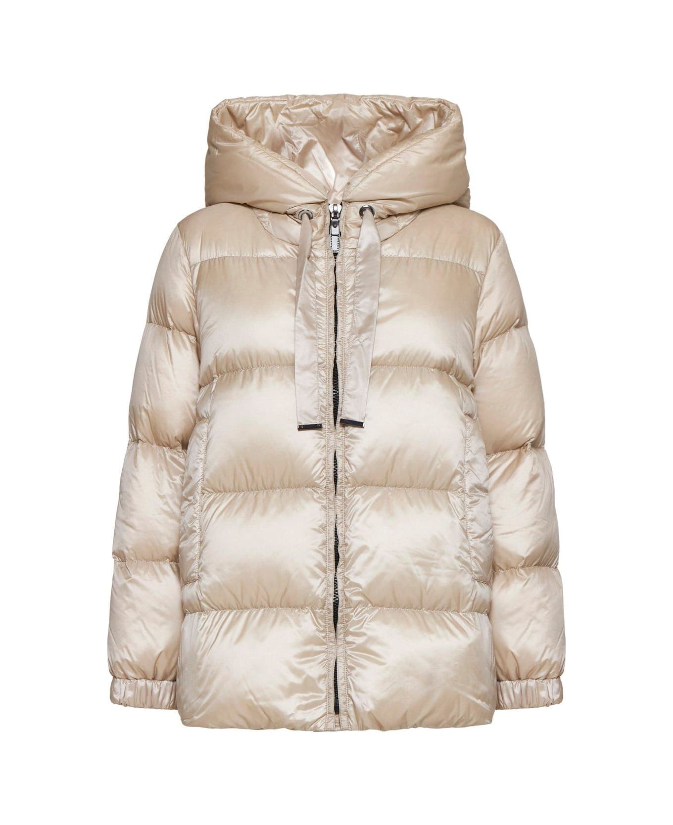 Max Mara The Cube Zip-up Drawstring Coat