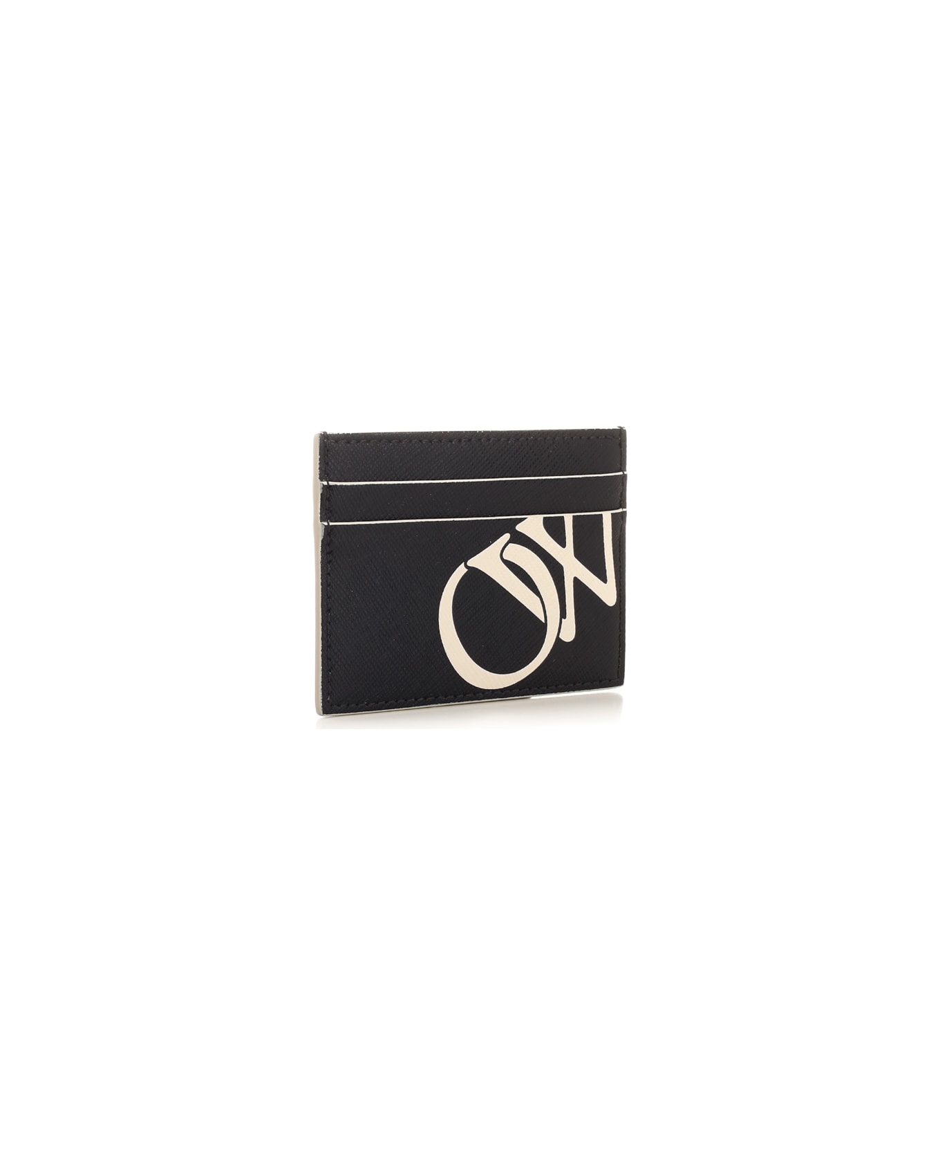 Off-White Ow Logo Card Holder - Black