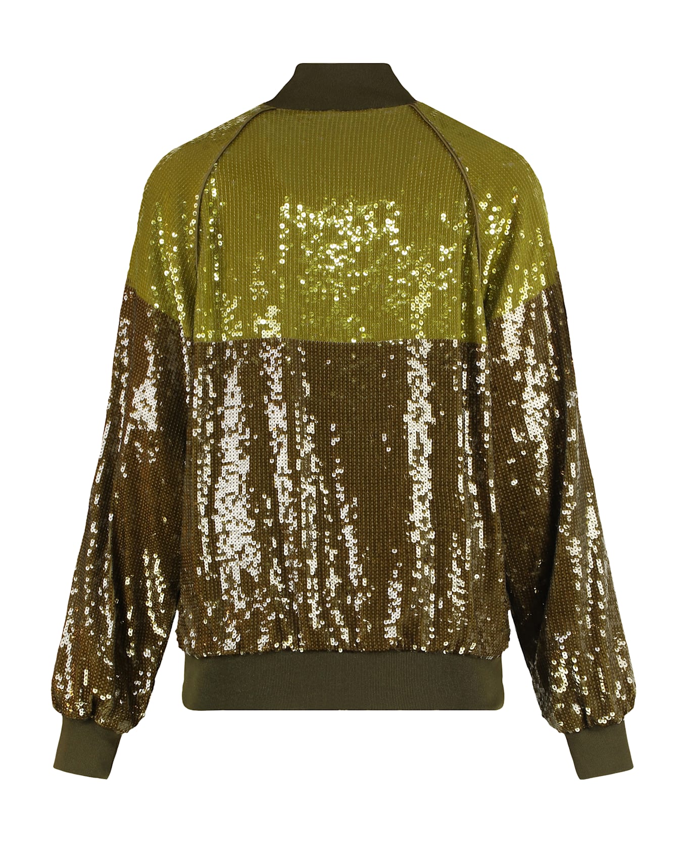 Alberta Ferretti Sweatshirt With Sequins - green
