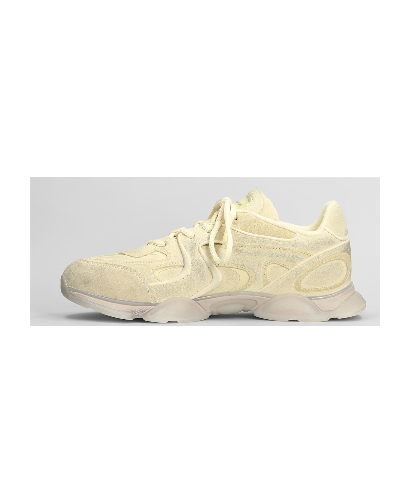 Axel Arigato Eris Sneakers In Yellow Suede - yellow