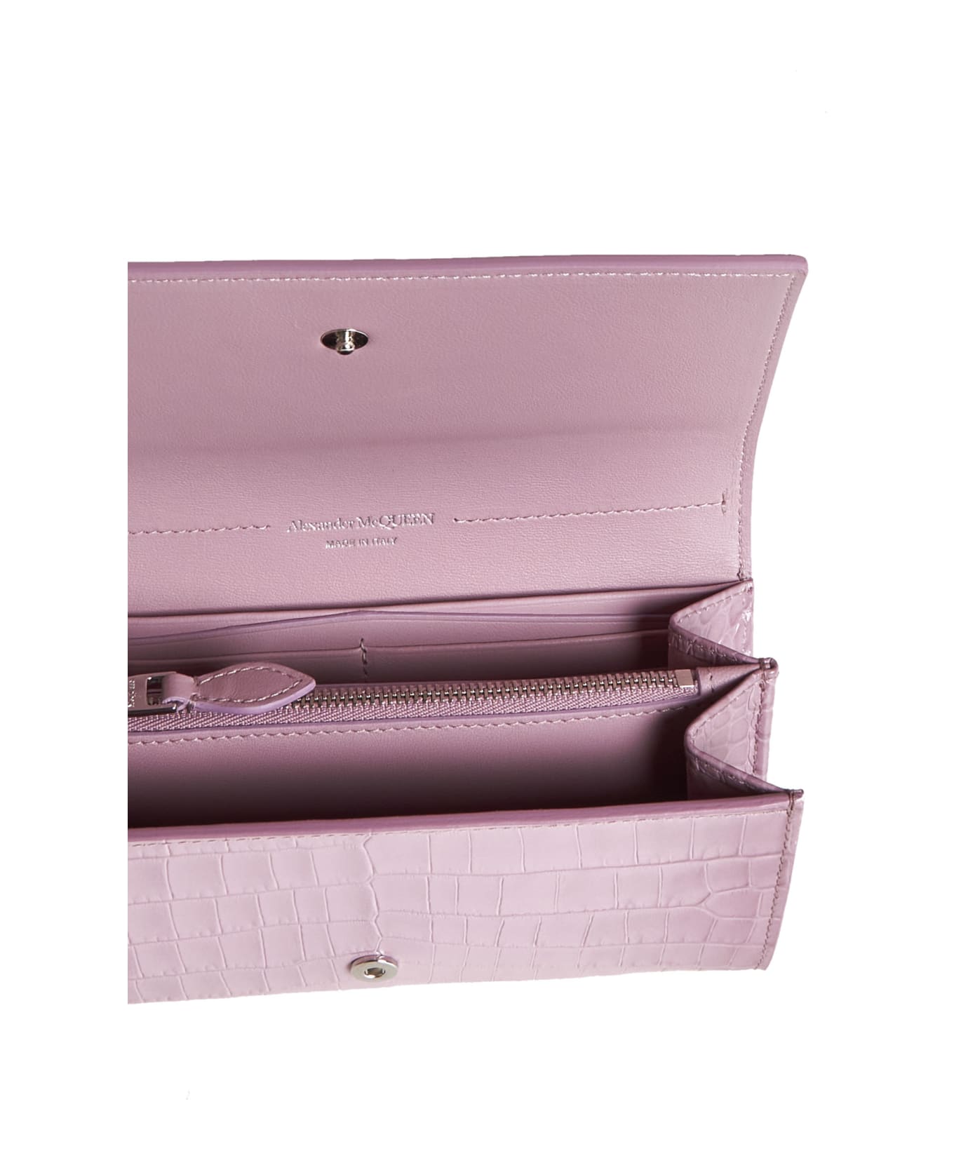 Alexander McQueen 'mini Skull' Wallet - Antic pink