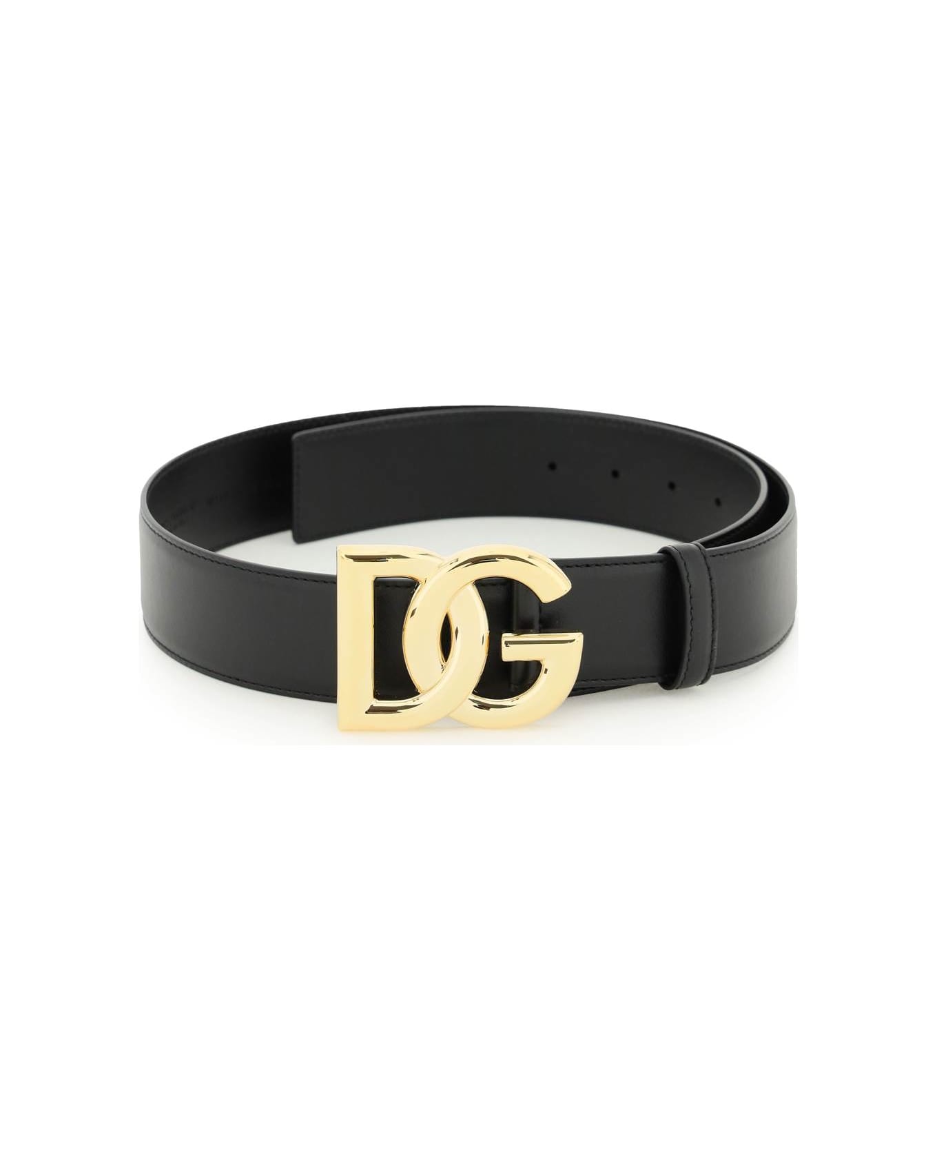 Dolce & Gabbana Dg Buckle Belt - Black