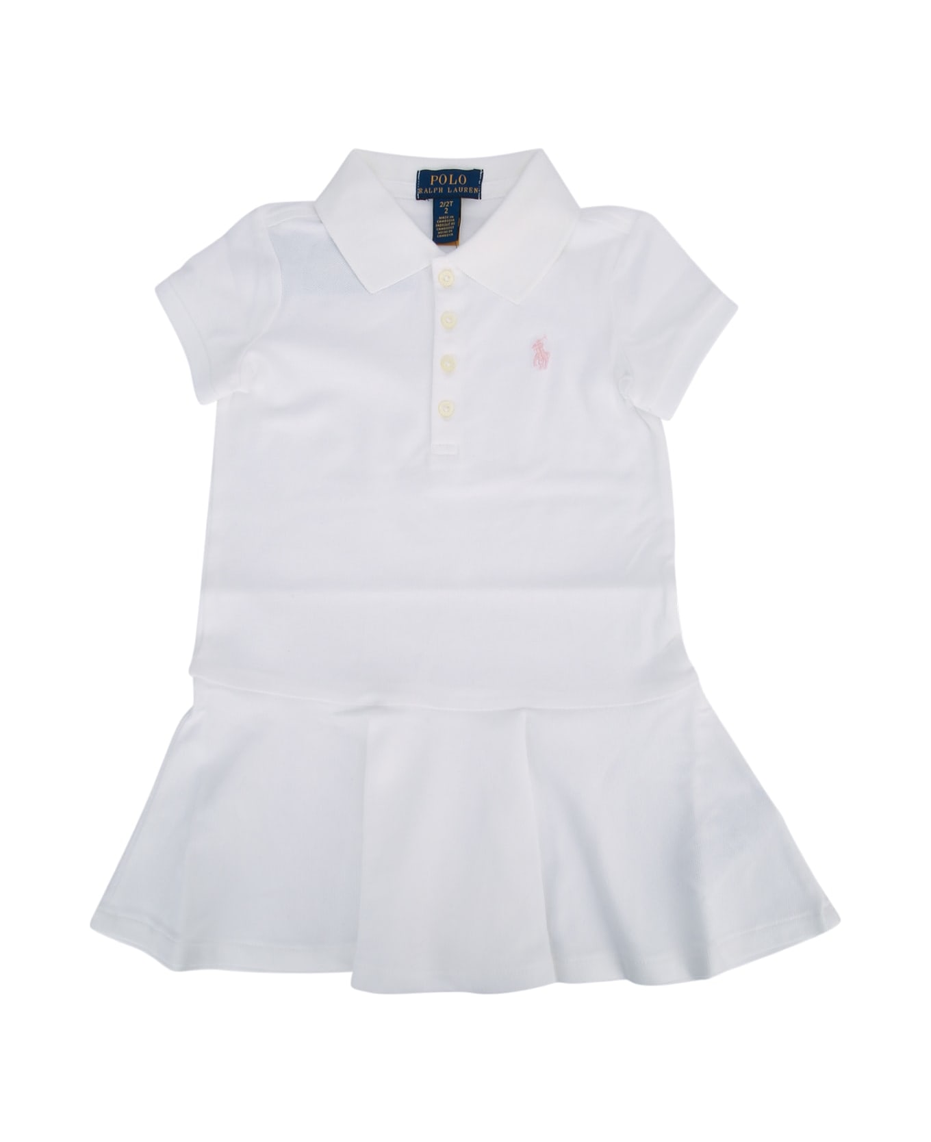 Polo Ralph Lauren Polo Dress-dresses-knit - White