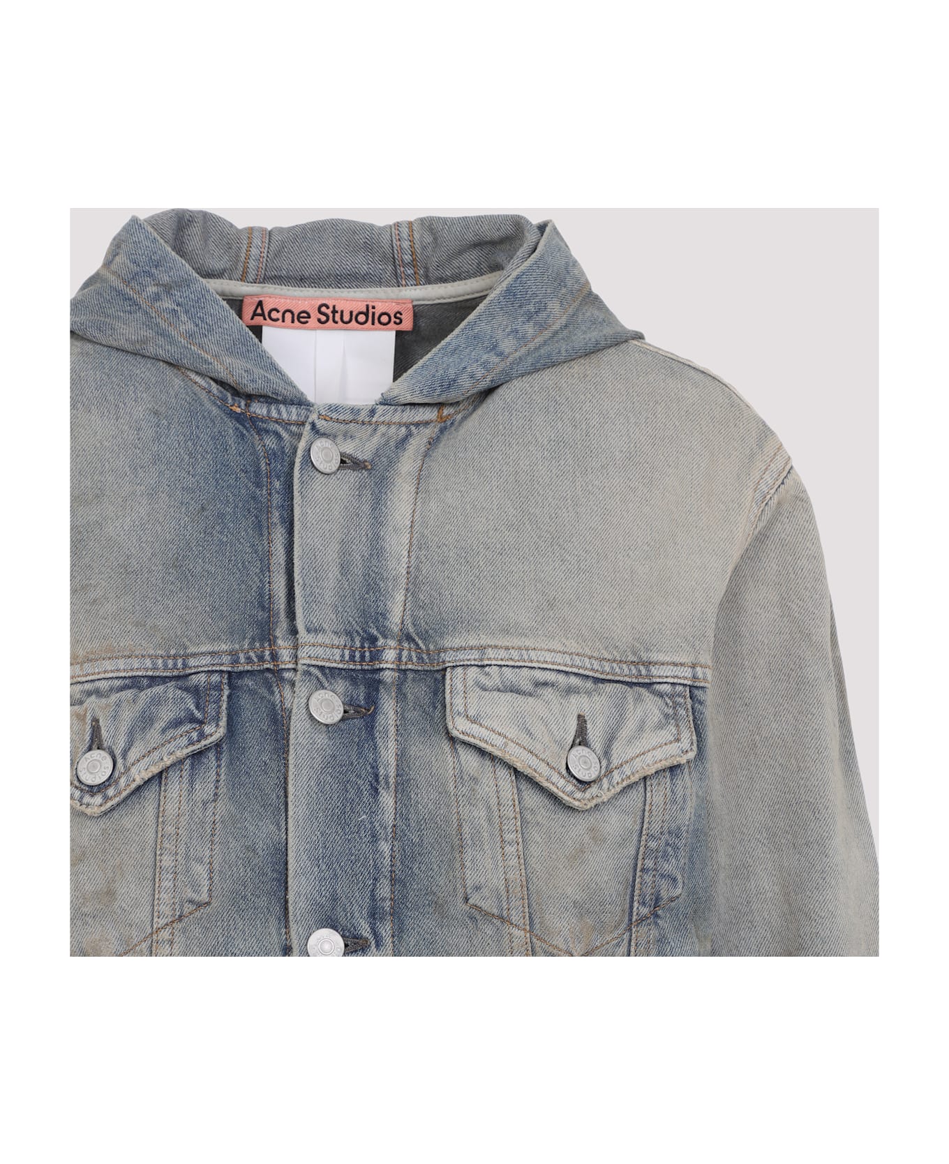 Acne Studios Cotton Jacket - Mid Blue