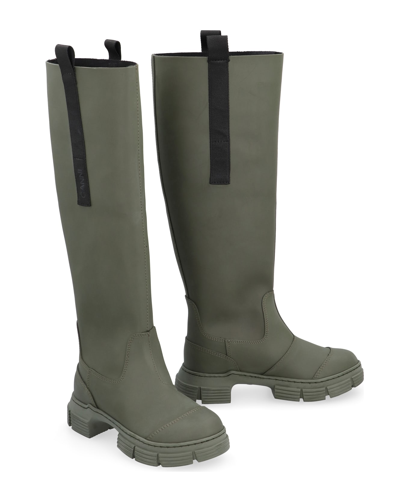 Ganni Country Rubber Boots - green