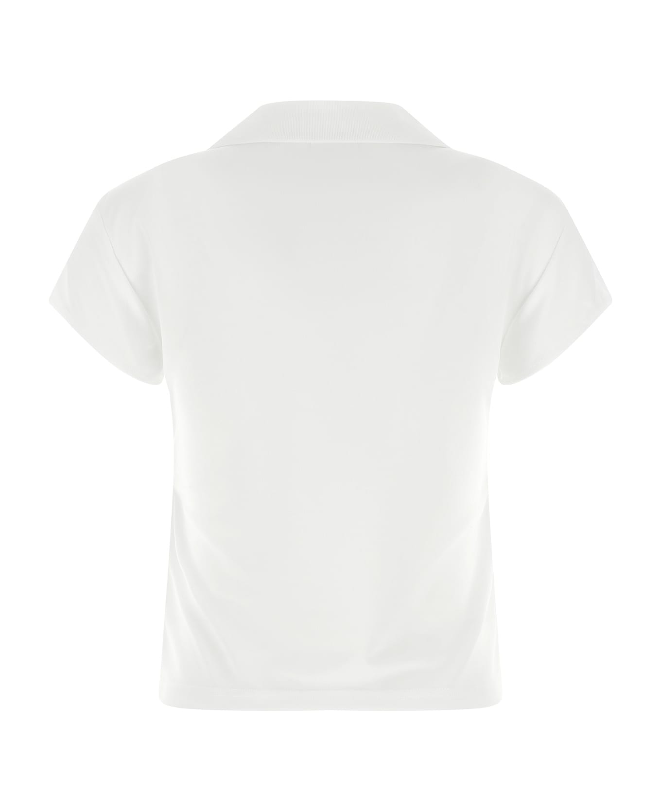 Courrèges 'sports Cropped' T-shirt - White