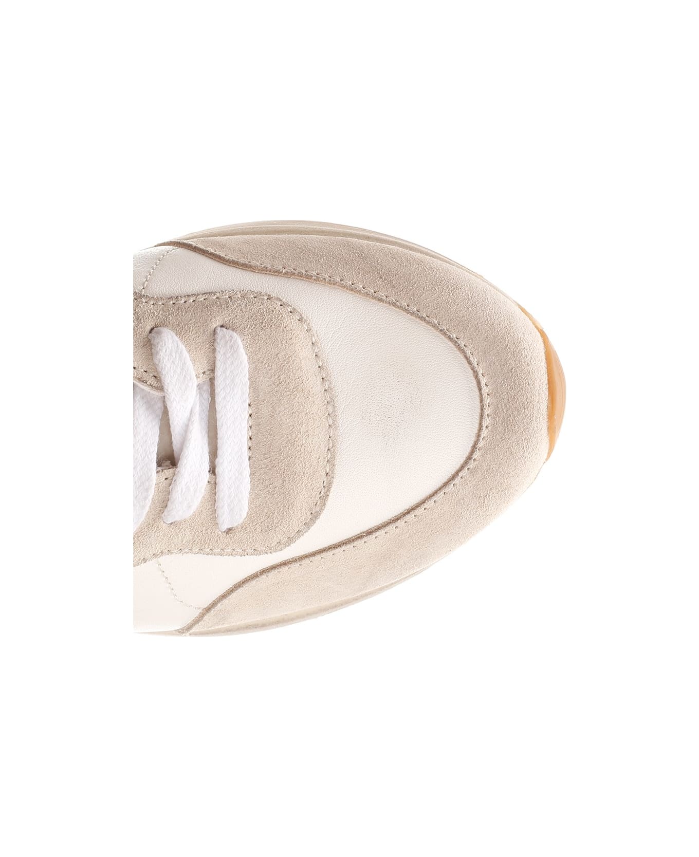 Golden Goose Running Sole Sneakers - White ワンピース＆ドレス
