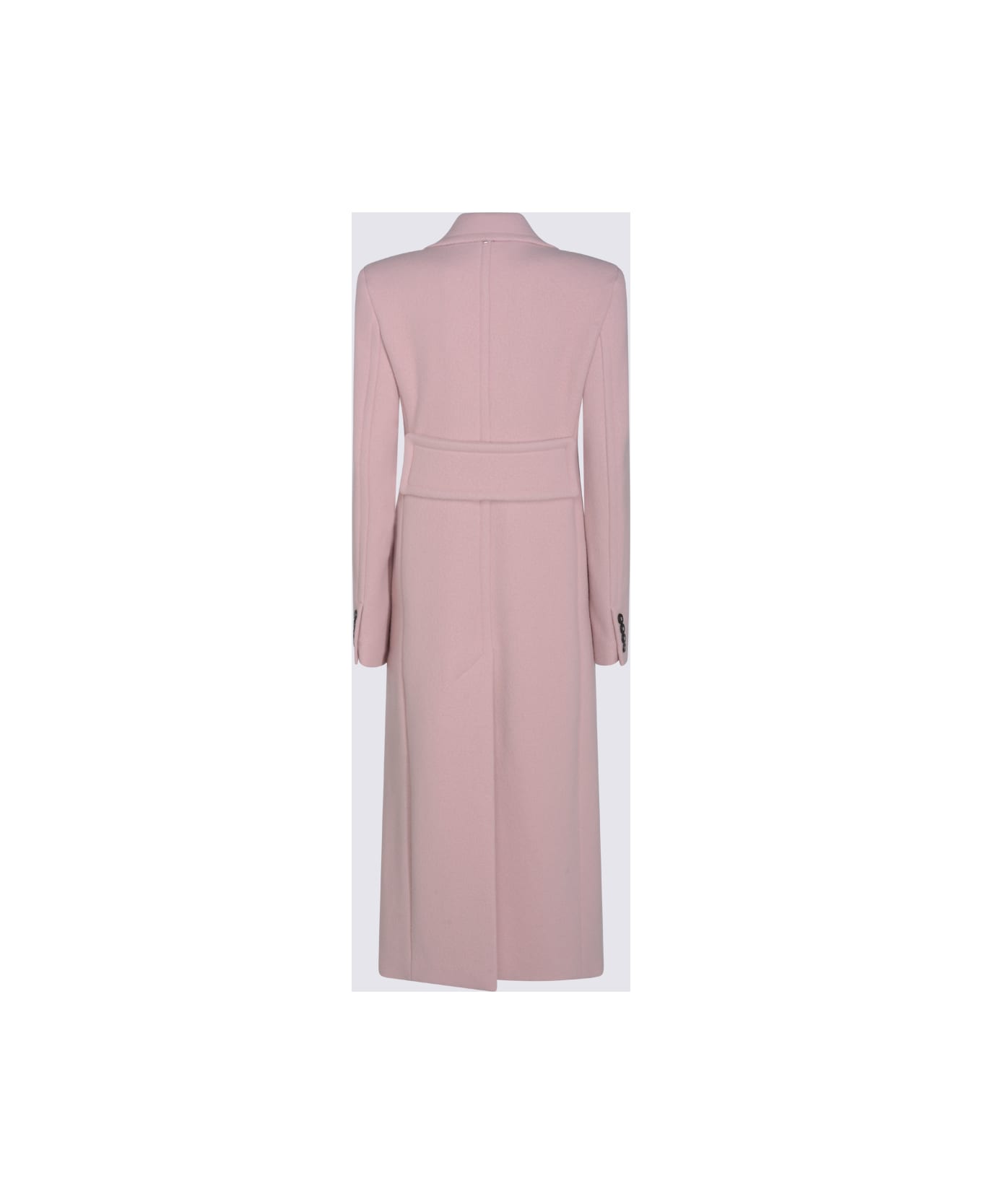 SportMax Pink Wool Comune Coat - Pink
