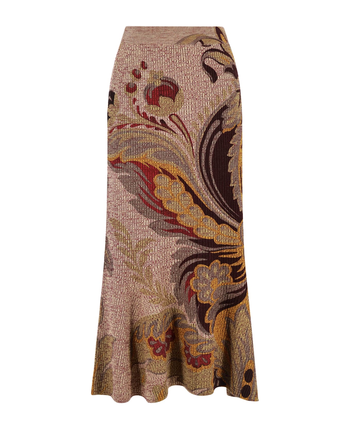 Etro Skirt To Print Floral Paisley Midi