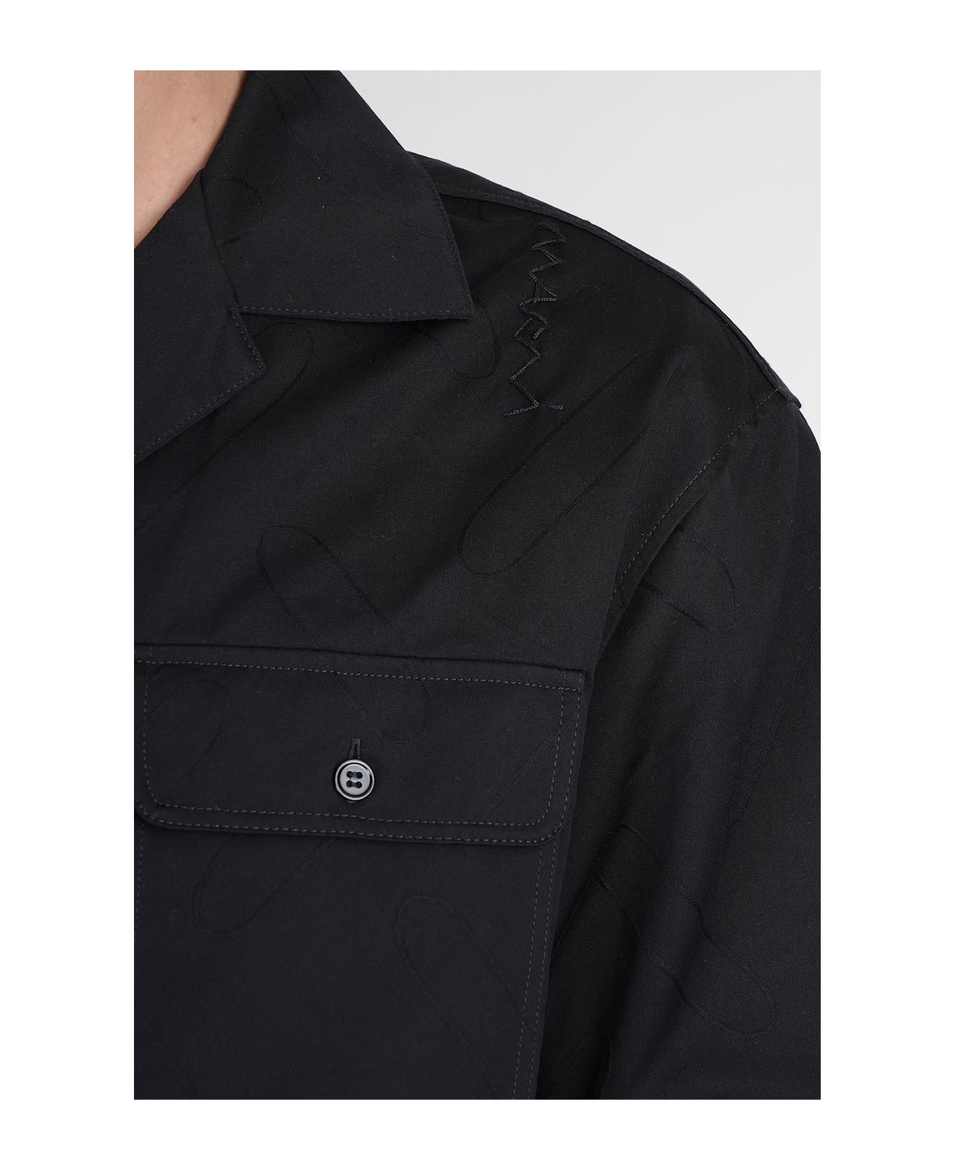 Marni Shirt In Black Cotton - black